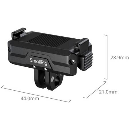 SmallRig 5890 - obustronny adapter/mocowanie z szybkozłączką do DJI Osmo Nano oraz DJI Osmo Action 6 - wymiary